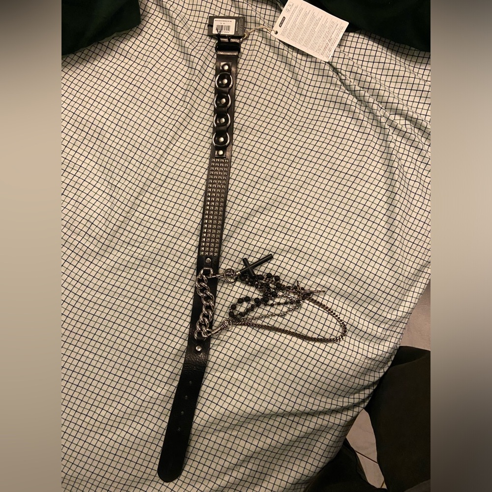 Dsquared2 Y2K style chain belt